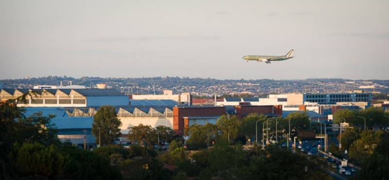 La place de l'aéronautique à Colomiers